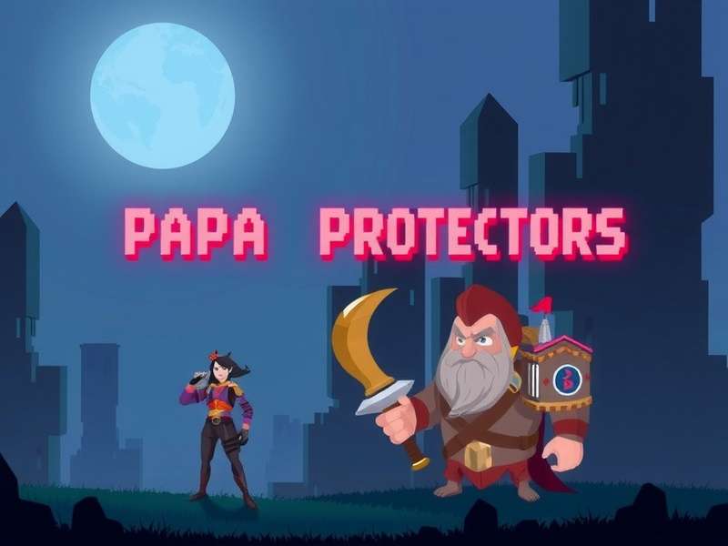 Papa Protectors Game Cover Art